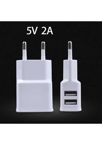 Duvar Şarj Cihazı 5 V/2A 2-Port USB Duvar Şarj Cihazı Ev Seyahat Fişi Güç Ac Adaptörü Çoğu Cep Telefonu Için Hızlı Şarj Blok Küp (Yurt Dışından) fiyatları