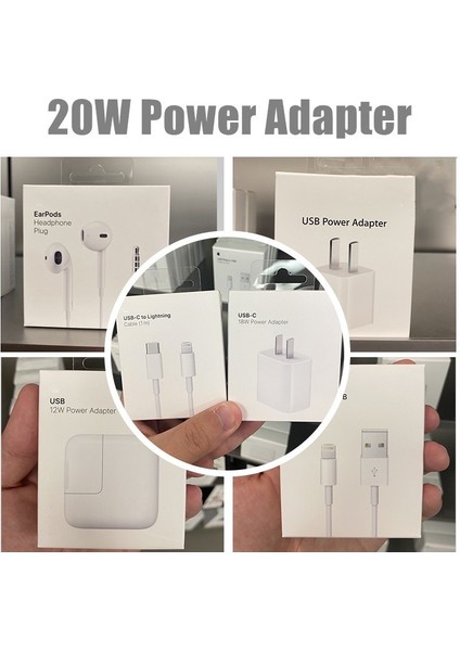 IPhone 11 Pro Xr x Xs Max 8 Hızlı Şarj Seyahat Pd Şarj Portu Için 20W Pd USB Tip C Hızlı Şarj Adaptörü (Yurt Dışından)