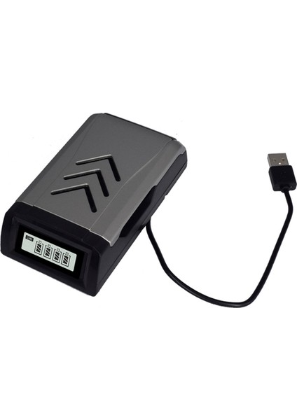 LCD Ekranlı Akıllı Şarj Cihazı LCD Akıllı Ekran Hızlı Şarj Şarj Edilebilir No.5 Aa7 Aaa (Yurt Dışından)