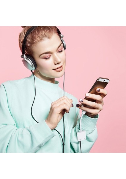 Ses Adaptörü Usb-C'den Usb-C'ye + 3,5 mm Ikisi Bir Arada Ses Adaptörü Tpe Kablosu (Yurt Dışından) fırsatları