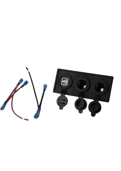 Evrensel 2. Nesil USB Şarj Cihazı + Güç Kaynağı Soketi + Montaj Çerçevesi Seti (Yurt Dışından) fiyatları