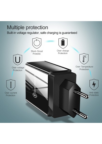 Ab/abd Tak USB Şarj Cihazı Hızlı Şarj 3.0 Telefon Adaptörü iPhone 13 Pro Max Tablet Taşınabilir Duvar Mobil Şarj Cihazı Hızlı Şarj Cihazı (Yurt Dışından) fırsatları