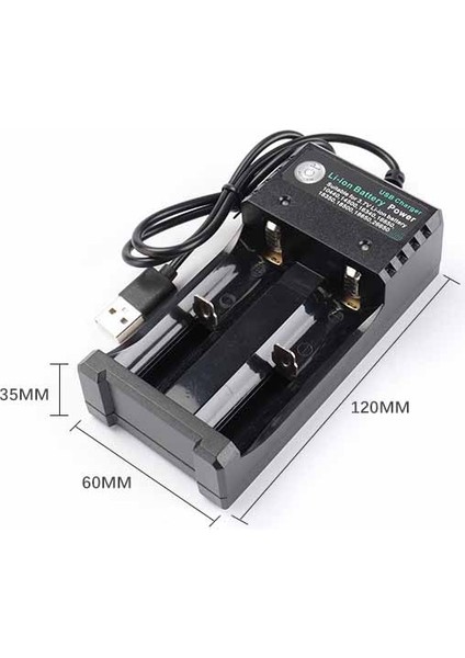 3.7V 18650 Şarj Cihazı Li-Ion Pil USB Bağımsız Şarj Taşınabilir 18350 16340 14500 Pil Şarj Cihazı (Yurt Dışından) indirimleri