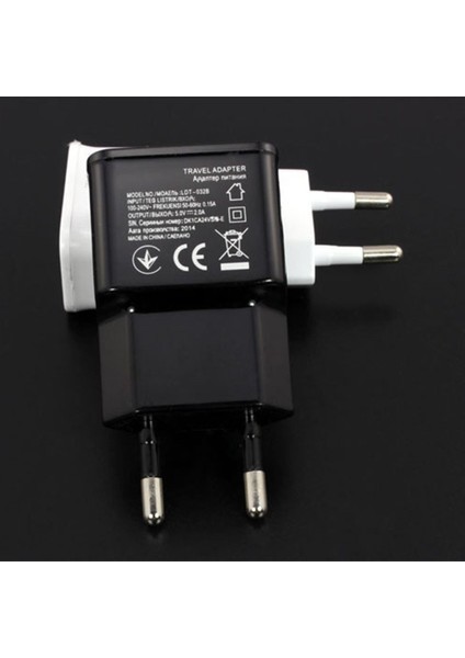 Çift USB Şarj Cihazı 2A Hızlı Şarj Seyahat Ab Tak Adaptörü Taşınabilir Duvar Şarj Cihazı Cep Telefonu Kablosu iphone Samsung (Yurt Dışından) indirimleri