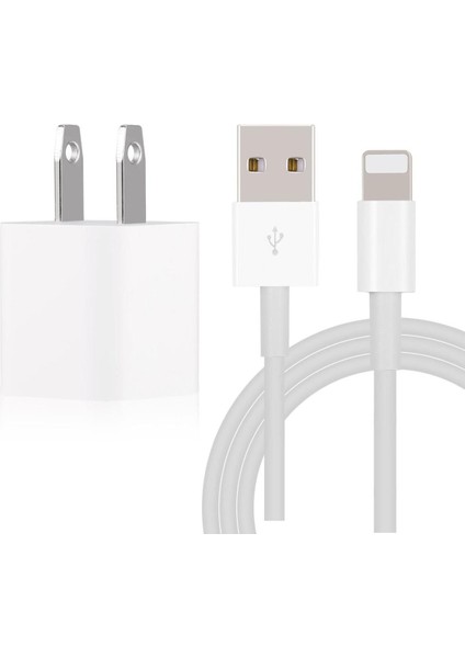iPhone Abd Tak Için 8 Pimli USB Kablolu USB Duvar Şarj Aleti Adaptörü (Yurt Dışından)