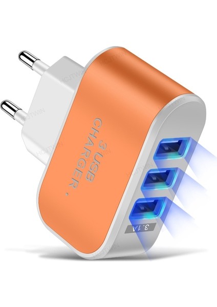 3 USB Şarj Aleti Hızlı Şarj 3.0 Hızlı USB Duvar Şarj Cihazı Taşınabilir Mobil Şarj Cihazı Qc 3.0 Adaptörü Xiaomi iPhone x Ab Abd Tak (Yurt Dışından)