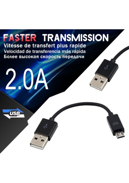 10CM USB Kablosu Mikro 2.0 Çok Fonksiyonlu Uyumlu Pc Dizüstü Bilgisayar Şarj Kabloları (Yurt Dışından) modelleri