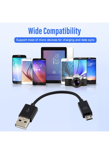 10CM USB Kablosu Mikro 2.0 Çok Fonksiyonlu Uyumlu Pc Dizüstü Bilgisayar Şarj Kabloları (Yurt Dışından) fırsatları