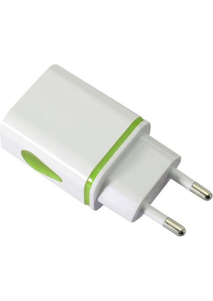 Evrensel LED Işıklı Çift USB Şarj Aleti Akıllı Telefon 2 Port Su Damlası Desen Taşınabilir Seyahat Cep Telefonu Adaptörü Şarj Cihazı (Yurt Dışından) fiyatları