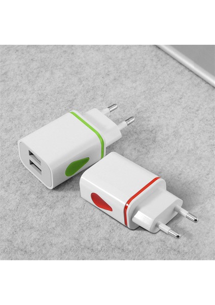 Evrensel LED Işıklı Çift USB Şarj Aleti Akıllı Telefon 2 Port Su Damlası Desen Taşınabilir Seyahat Cep Telefonu Adaptörü Şarj Cihazı (Yurt Dışından) indirimleri