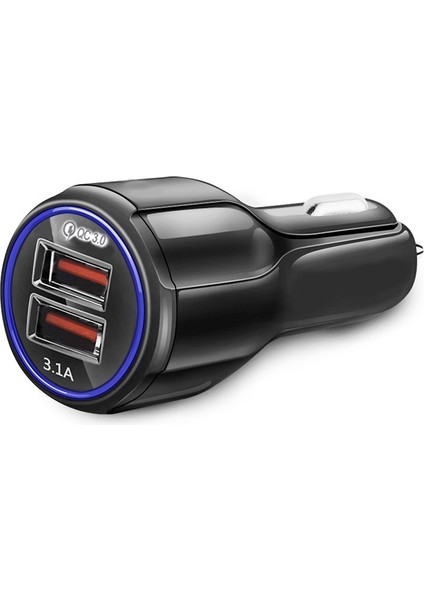 En Sıcak Araba Şarjı Çift Bağlantı Noktalı Qc3.0 Hızlı Şarj 39W Araç Şarj Cihazı Çift USB Hızlı Şarj 6A Mobil Tabletler Için Dropshipping (Yurt Dışından) fırsatları