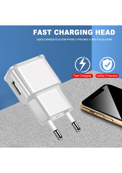 Çok Fonksiyonlu USB Telefon Şarj Cihazı Pratik 1A Duvar Şarj Kafası Adaptörü Ab Abd Tak Pratik Konnektör Huawei Xiaomi Için (Yurt Dışından) fiyatları