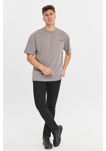 Oversize Arka Baskılı Tişört