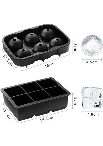 Silikon Buz Küpü Tepsileri (2'li Set), Kapaklı ve Büyük Kare Kalıplı Buz Küpü Tepsileri, Bebek Maması, Dondurucu, Su, Viski, Kokteyller ve Diğer Içecekler Için Yeniden Kullanılabil (Yurt Dışından) fiyatları