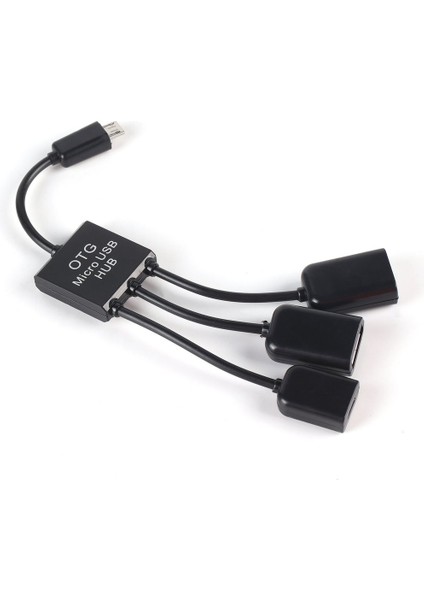 Mikro USB Hub Otg Konektörü Ayırıcı Güç Şarj Kablosu Veri Kablosu (Yurt Dışından) modelleri