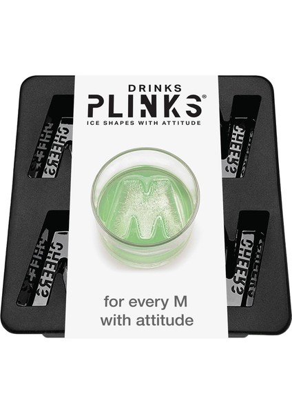 Büyük M Harfli Silikon Buz Küpü Tepsisi - Dondurma, Pişirme ve Üretim Için Monogram Şekilli Buz Küpü Kalıbı - Özel Harflerle Kokteyller ve Viski Için Kişiselleştirilmiş Buz Küpü Ka (Yurt Dışından)