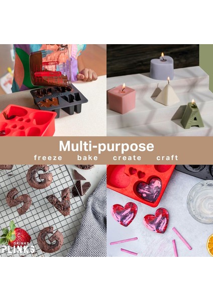 Büyük M Harfli Silikon Buz Küpü Tepsisi - Dondurma, Pişirme ve Üretim Için Monogram Şekilli Buz Küpü Kalıbı - Özel Harflerle Kokteyller ve Viski Için Kişiselleştirilmiş Buz Küpü Ka (Yurt Dışından) modelleri