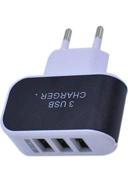 Üçlü USB Bağlantı Noktası Ev Seyahat Şarj Cihazı Adaptörü Akıllı Şarj Kafası (Yurt Dışından) fiyatları