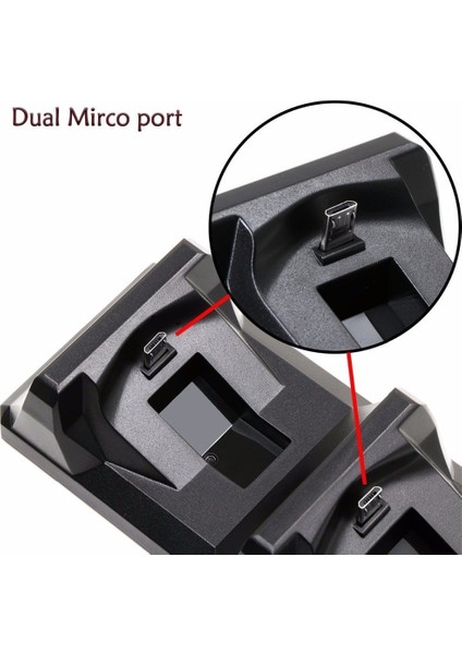 USB Çift Şarj Dock Ps4 Denetleyicisi Oyun Şarj Standı Tutucu Sony Playstation 4 Kablosuz Gamepad Controle Şarj Cihazı (Yurt Dışından) fiyatları