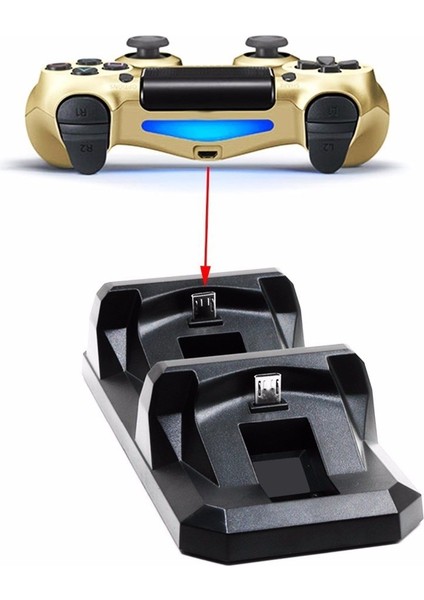 USB Çift Şarj Dock Ps4 Denetleyicisi Oyun Şarj Standı Tutucu Sony Playstation 4 Kablosuz Gamepad Controle Şarj Cihazı (Yurt Dışından) modelleri