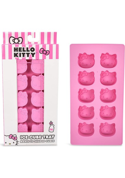 Sanrio Hello Kitty Silikon Kalıp Buzluk | 10 Küp Yapar (Yurt Dışından)