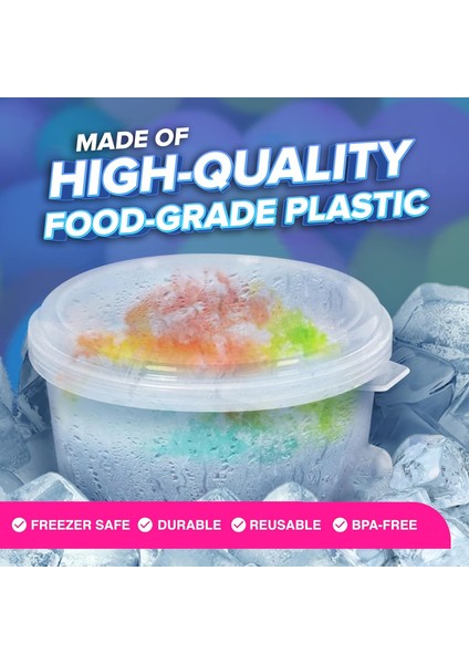 6'lı Hawaii Tıraş Buz Kalıbı Parti Seti, Kapaklı. Bpa Içermeyen Bardaklarımızla Snow Cone Ikramları Için Oyununuzu Geliştirin. Kolay Istiflenebilir Dondurma Için Iki Bonus Kapak. S (Yurt Dışından) fırsatları