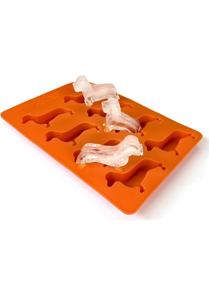 Ekstra Büyük Dachshund Silikon Buzluk Tepsisi ve Ikram Kalıbı, 8 Wiener Köpek Şekilli Kalıp, Bpa Içermez ve Isıya Dayanıklı, Sosis Köpek Çikolata Kalıbı (Yurt Dışından)