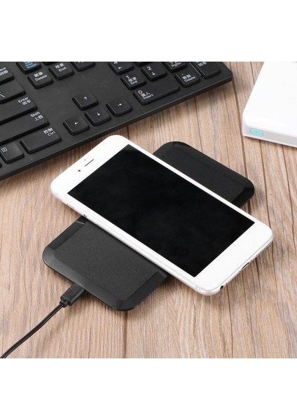 Kablosuz Şarj Cihazı Qi Kablosuz Şarj Pedi IPhone 12 Için Huawei Samsung Xiaomi USB Şarj Cihazı Otomatik Güç Cep Telefonu Şarj Cihazları (Yurt Dışından) fiyatları
