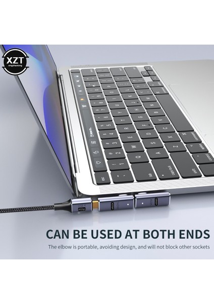 140 W 40 Gbps Manyetik Kablo Fiş Ucu USB C Kablo Konektörü Tip C Manyetik Şarj Adaptörü Dönüştürücü Şarj Ucu (Yurt Dışından) fırsatları