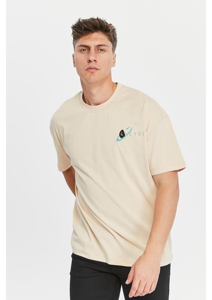 Glendi Oversize Baskılı Tişört