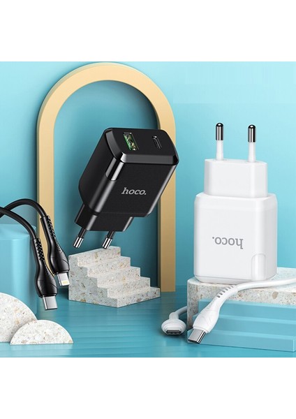 Hoco Euplug 2.4A Çift USB Hızlı Şarj Cihazı USB Kablosu Taşınabilir Telefon Şarj Cihazı Duvar Adaptörü iphone 11 Pro Xs Max Samsung S20 Xiaomi (Yurt Dışından) fiyatları