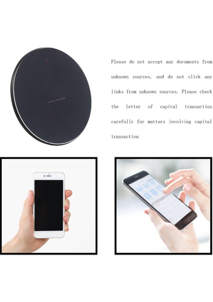 10W Hızlı Kablosuz Şarj R iPhone 11 x Xs Max Xr Hızlı Şarj 3.0 Qi Kablosuz Şarj Pedi / Samsung Için Huawei Için Xiaomi Için (Yurt Dışından) modelleri