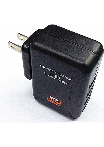 25W Abd Tak Evrensel 4usb Bağlantı Noktası Ac Duvar Seyahat Güç Adaptörü Cep Telefonu Şarj Cihazı 5V 5A (Yurt Dışından)