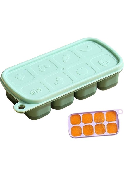 Stanleys Için Buz Küpü Tepsisi, Kapaklı Silikon Buz Küpü Makinesi, 8 Gözlü Kare Buz Küpü Makinesi Kalıbı, Buzlu Kahve Viski Içecek Kokteyl Buz Küpü Tepsisi (Yurt Dışından) fiyatları