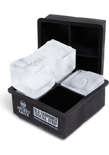 Büyük Dört Küp 2"x2" Buz Kalıbı 6'lı Paket - Eski Tarz ve Viski Kokteylleri Için Mükemmel (Yurt Dışından) fırsatları