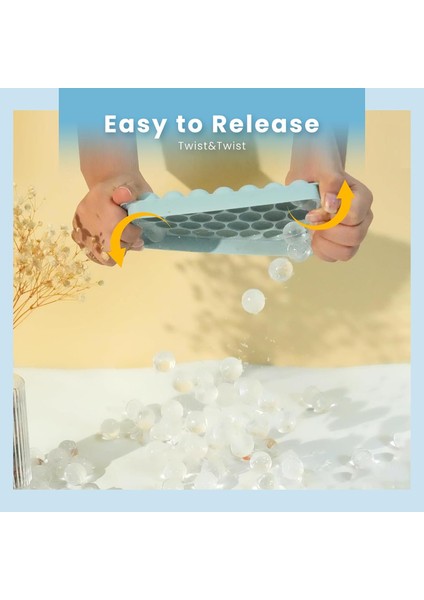 Buz Küpü Tepsileri Kapaklı ve Kutulu Kalıplar Dondurucu Için Kolay Bırakılan Buz Topu Yapımcısı Kalıbı Içecek, Süt, Kahve, Meyve Suyu Için 3 Paket Istiflenebilir Yuvarlak Buz Küple (Yurt Dışından) modelleri