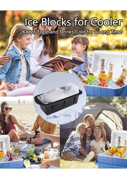 Buz Banyosu Için Ekstra Büyük Buz Bloğu Kalıbı, Buz Banyosu Için 2 Adet Büyük Buz Küpü Kalıpları, Soğuk Dalma Veya Soğutucular Için Silikon Buz Bloğu Kalıbı (Yurt Dışından) fiyatları