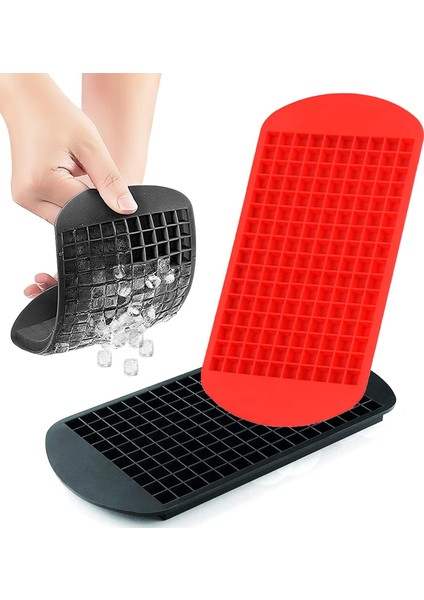 Mini Ice Cube Tepsileri 2 Paket, Dondurucu Için Silikon Ezilmiş Buz Tepsisi, Kolay Çıkarılan Küçük Buz Küpü Tepsisi Mini Nuggets, Bpa Içermeyen Istiflenebilir Esnek, Su Şişesi Mini (Yurt Dışından)