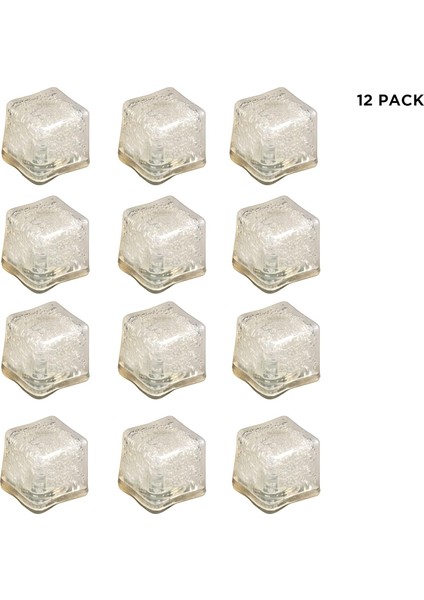 12'li Paket Sarı LED Buz Küpü, Değişen Işıklar | Yılbaşı Gecesi Parti Malzemeleri Için Doğum Günleri Noel Partileri Düğünler Ev Barware Içecek Yapımı Yeni Yıl (Yurt Dışından) fiyatları