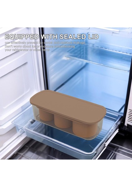 20-40OZ Bardak Için Kapaklı Silikon Buz Küpü Tepsisi, Kupa Için 3 Içi Boş Silindir Buz Küpü Kalıbı, Dondurucu Için Yeniden Kullanılabilir Buz Küpü Tepsileri, Kokteylleri Soğutmak I (Yurt Dışından) fırsatları