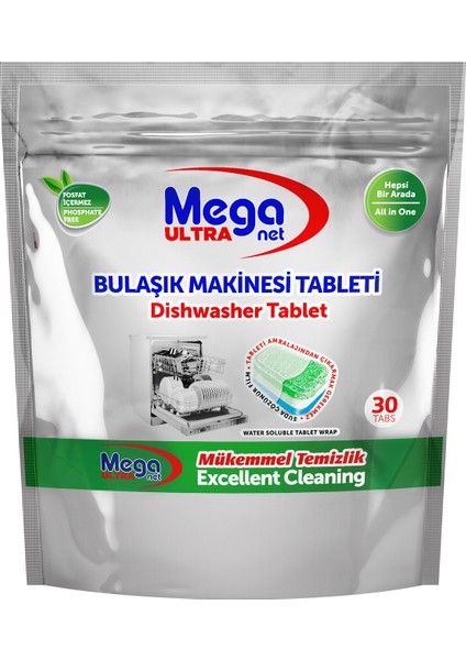 Megaultra Bulaşık Makinası TABLET30