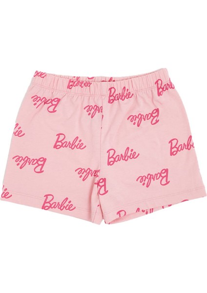 Barbie Kız Çocuk Şortlu Takım