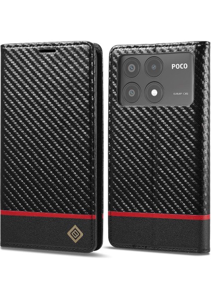 Xiaomi Poco X6 Pro 5g Kart Ekleme Tam Koruma Deri Kılıf (Yurt Dışından)
