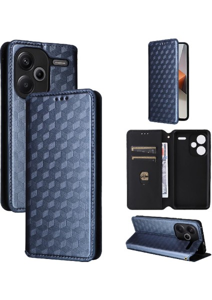 Xiaomi Not 13 Pro Artı 5g Manyetik Kapatma 3D Desen Kart Yuvaları (Yurt Dışından)
