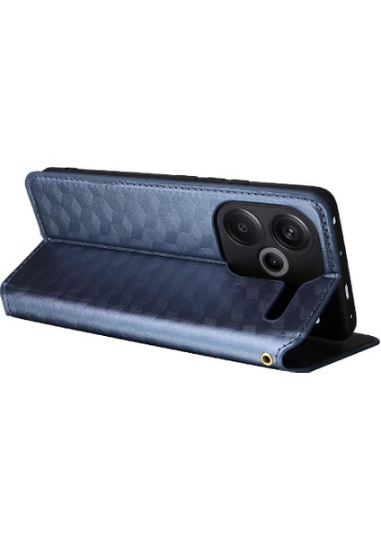 Xiaomi Not 13 Pro Artı 5g Manyetik Kapatma 3D Desen Kart Yuvaları (Yurt Dışından)