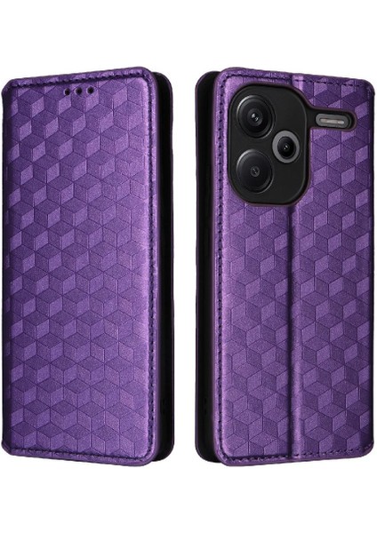 Xiaomi Not 13 Pro Artı 5g Manyetik Kapatma 3D Desen Kart Yuvaları (Yurt Dışından)