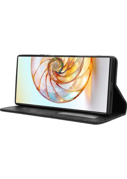 Zte Nubia Z60 Ultra Pu Deri Manyetik Kapatma Cüzdan (Yurt Dışından)