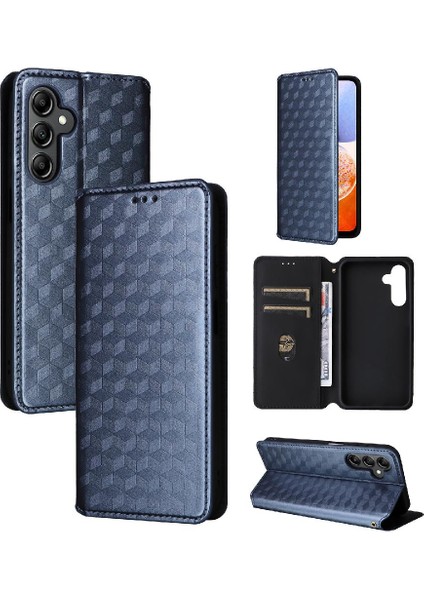 Samsung Galaxy A15 Için Kılıf 4g/5g Cüzdan Kart Yuvaları Tutucu Pu Deri (Yurt Dışından)