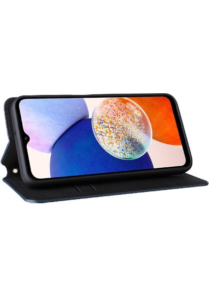 Samsung Galaxy A15 Için Kılıf 4g/5g Cüzdan Kart Yuvaları Tutucu Pu Deri (Yurt Dışından)
