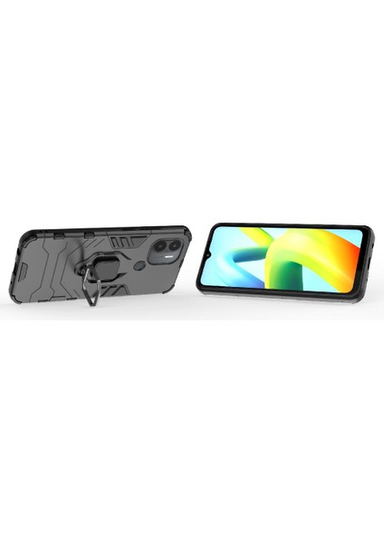 Xiaomi Redmi A1 Artı Kickstand Darbeye Kapak 360 &deg; Dönen Halka (Yurt Dışından)
